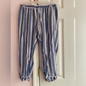 Striped Blue and White pj pants